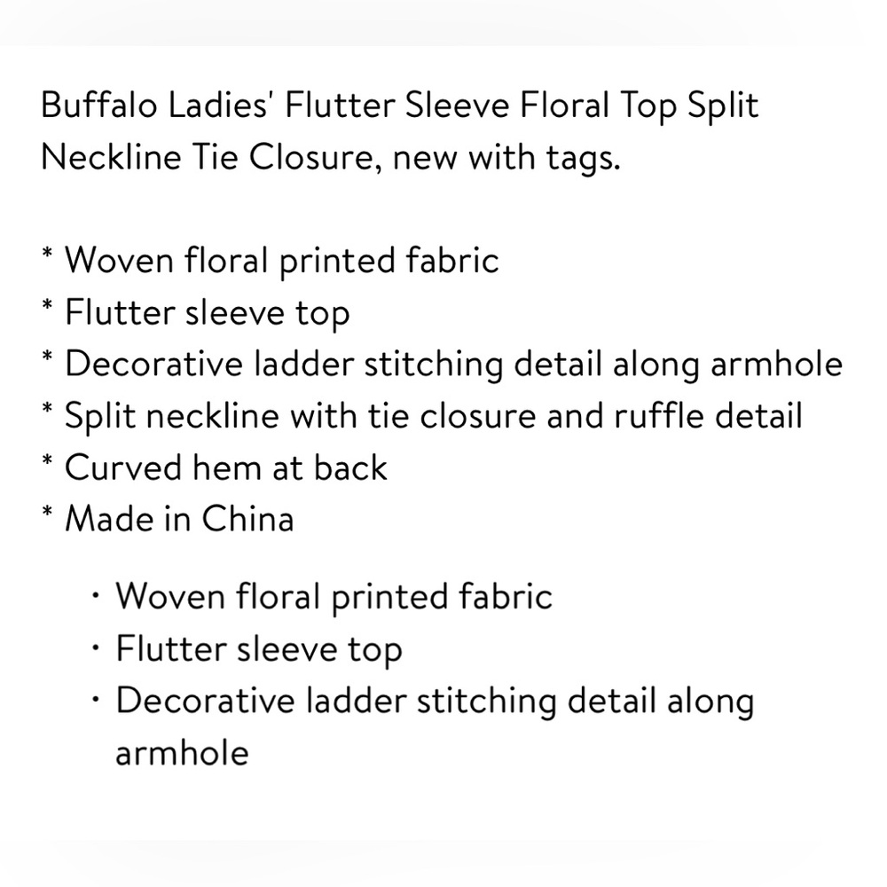Flutter Sleeve Top - Picture 3 of 3